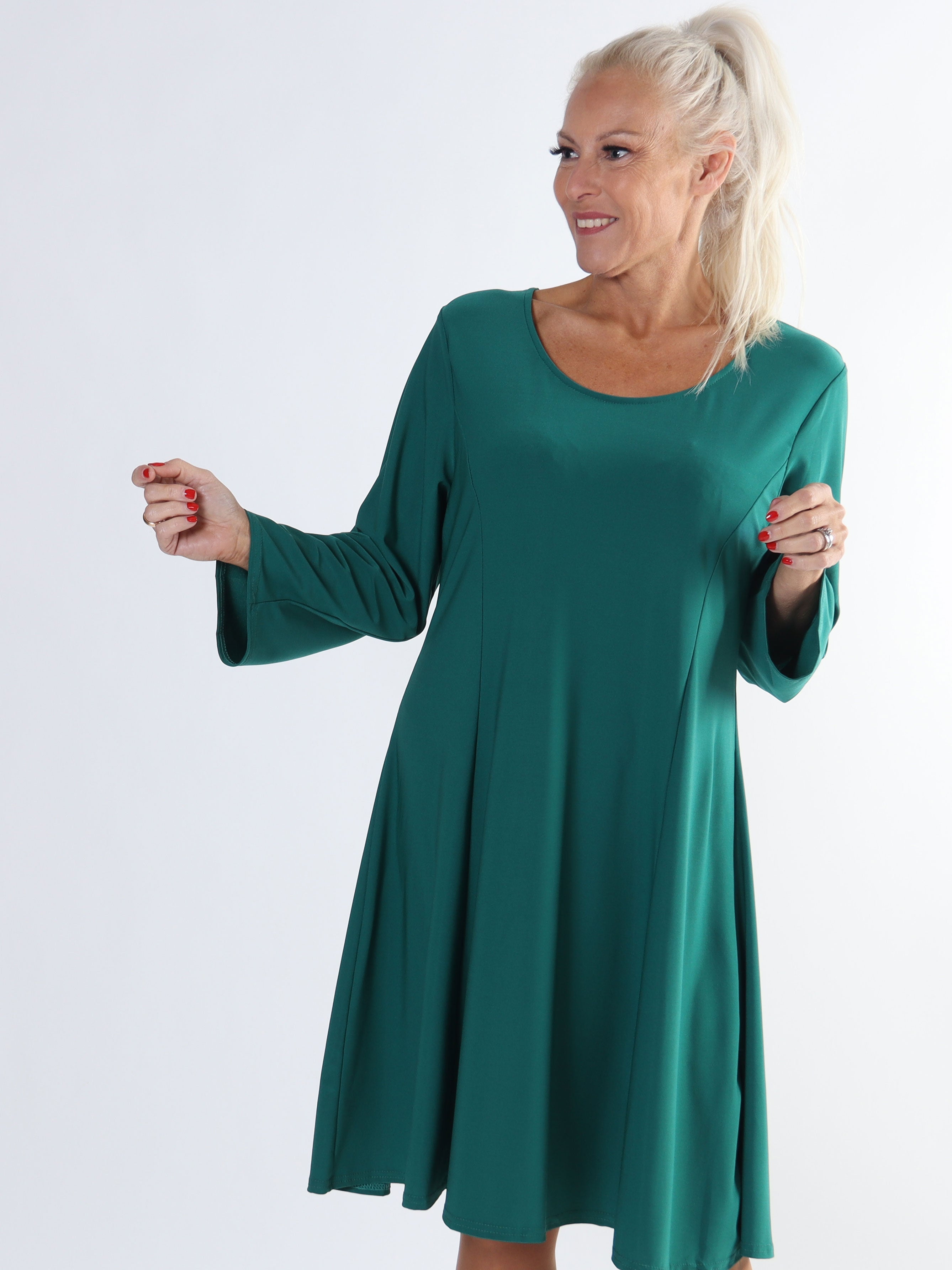 Maj Plain L/S - Klänning med resår i normal storlek